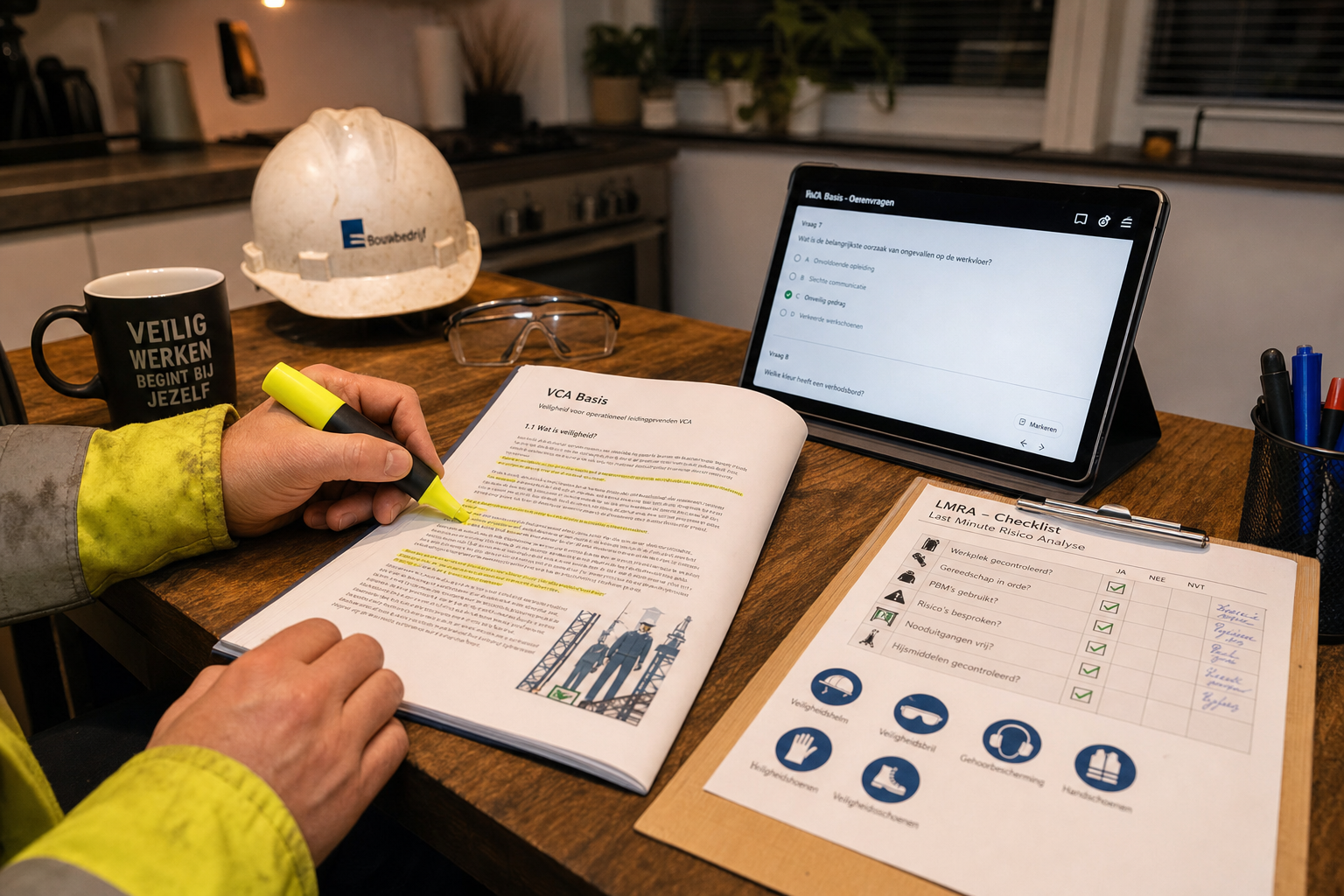 VCA basis examen voorbereiding